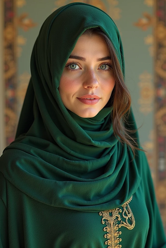 Saudi Arabian woman wearing hijab、Elizabeth Taylor&#39;s face、((Tan skin))、非常にDetailed肌、((Surreal skin))、((I am enjoying my trip to Japan))、Cinematic Light、Hands are not photographed、Half Body、Digital SLR、Bokeh、((front))、masterpiece、Detailed、Dark atmosphere、Too much background in the photo、((Travel Photography))、((The background is the city of Japan))