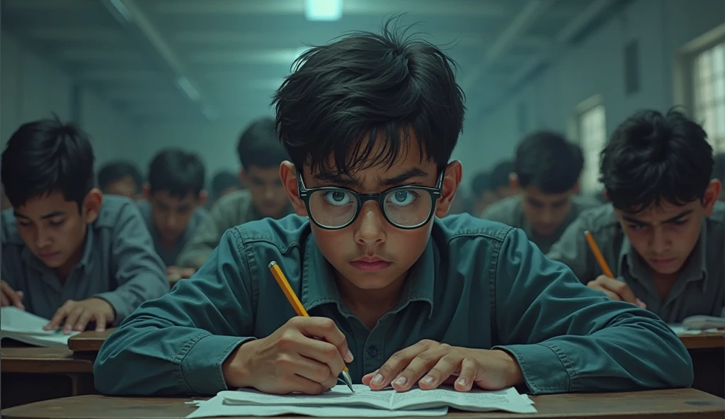 Create a dalit child image sitting on floor in class while others sitting on bench and write this message  on black board behind on the image that is "ALL EYES ON RESERVATION but SHOULD WE IGNORE CASTISM? WHY NOT PROTEST TO REMOVE BOTH? "