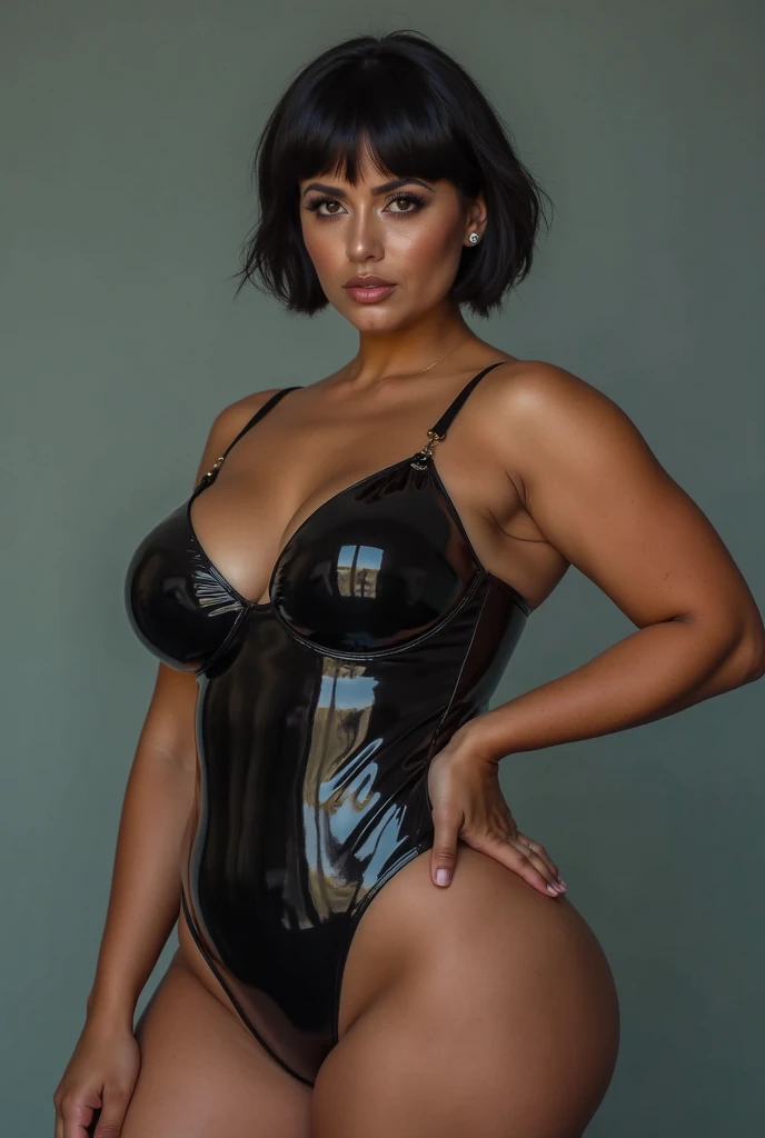 SEX QUEEN Aishwarya rai as black panther superhero, full body image, black bodycon panther suit, mature athletic curvy figure, ((ponytail tied hair)), posing in beach, day scene, mature hourglass milf figure, cleavage show, seductive face, erotic adult face, 45 yo milf, soft volumetric lights, intricate details, (ArtStation:1.2)