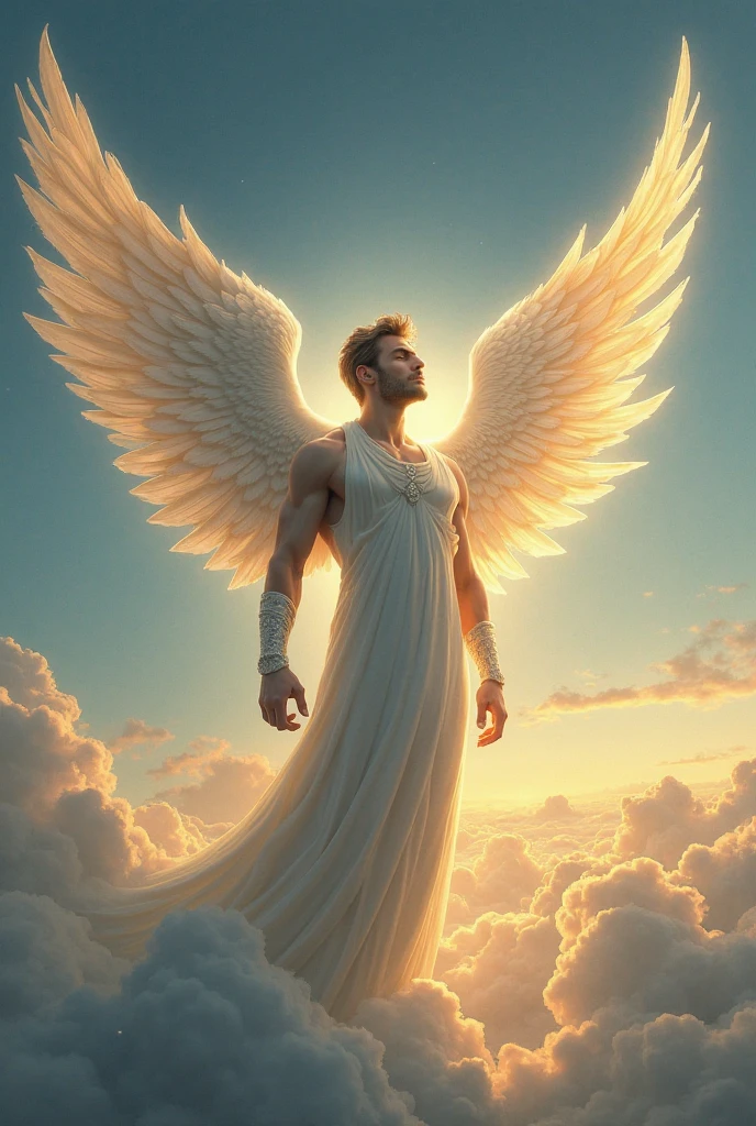 Male angel six wings