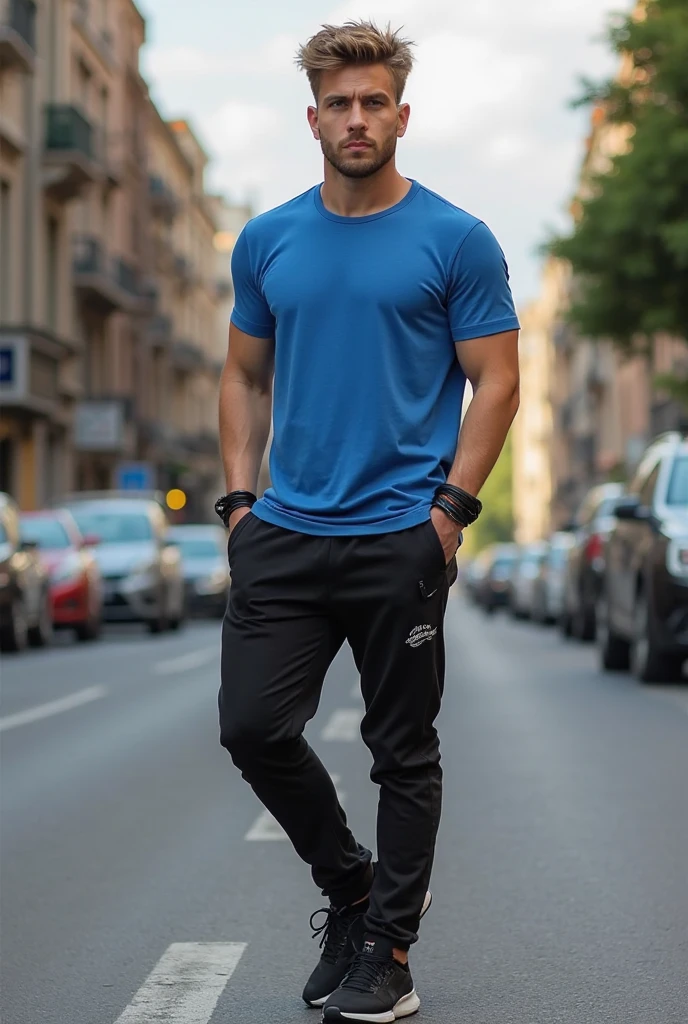 Wonderland, cards of various sizes, coins of various sizes, a young man aged 20, muscular Asian man, dashing and cool, wearing casual clothes and trousers, sports shoes,