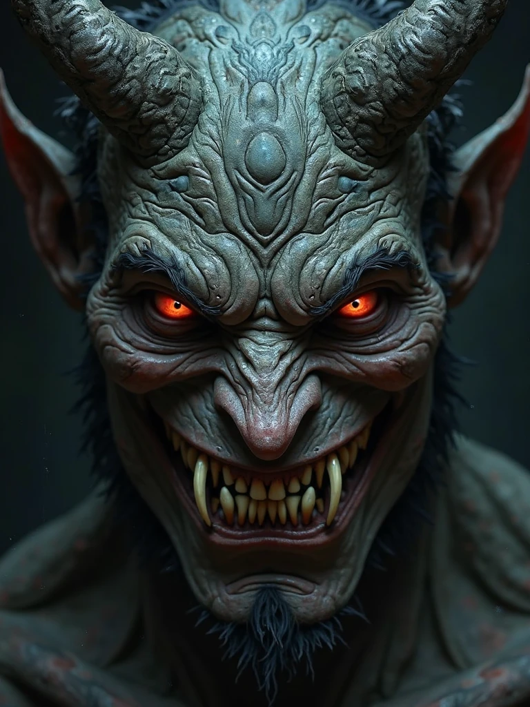 represents a demon that represents the phobia of the void