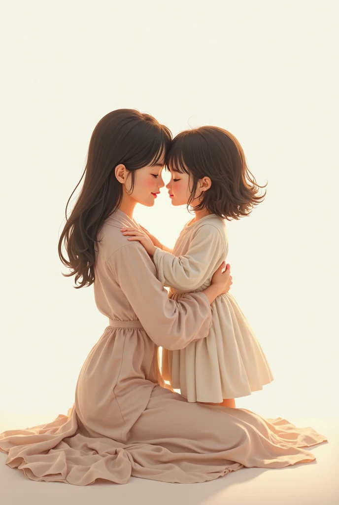 Handsome, young, smiling, round face, thin face, 2 girls