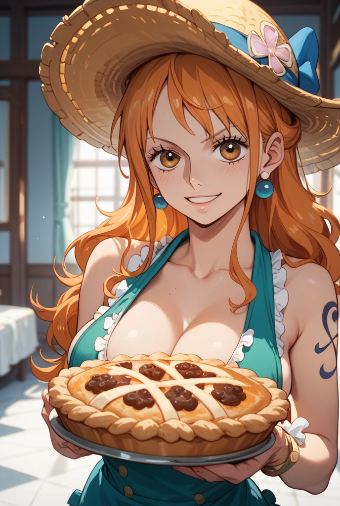 nami eating pizza