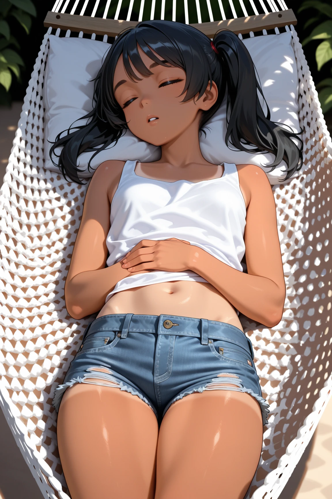 masterpiece, best quality, 2girls, (closeup), 18yo teen, slim, small breast, naked breast, nipple, short light sundress, sunglasses, sitting, on a bench in a desert, hugging, lode, smile, flood, wasteland, colorfull, desolate, sunny, (sun rays:1.3), watercolor, (topless:1.2), small breasts, spread legs
