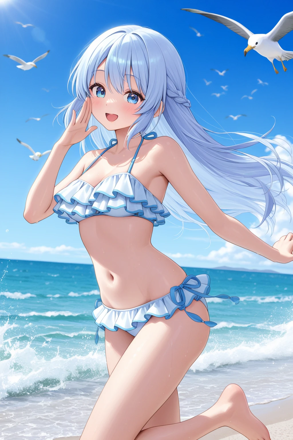 Bulma in a lace swimsuit Ñ