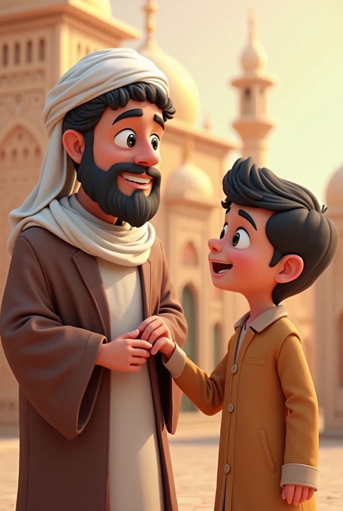 animation video a boy came to Prophet Muhammad (PBUH) and asked,