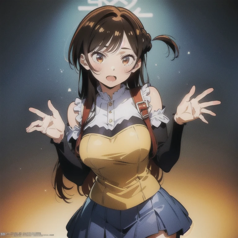 Best Quality Haruhi Suzumiya School High School Uniform Sweat Sheer White Shirt Beige Bra Small Tits Sexy Skirt Flipping Angry