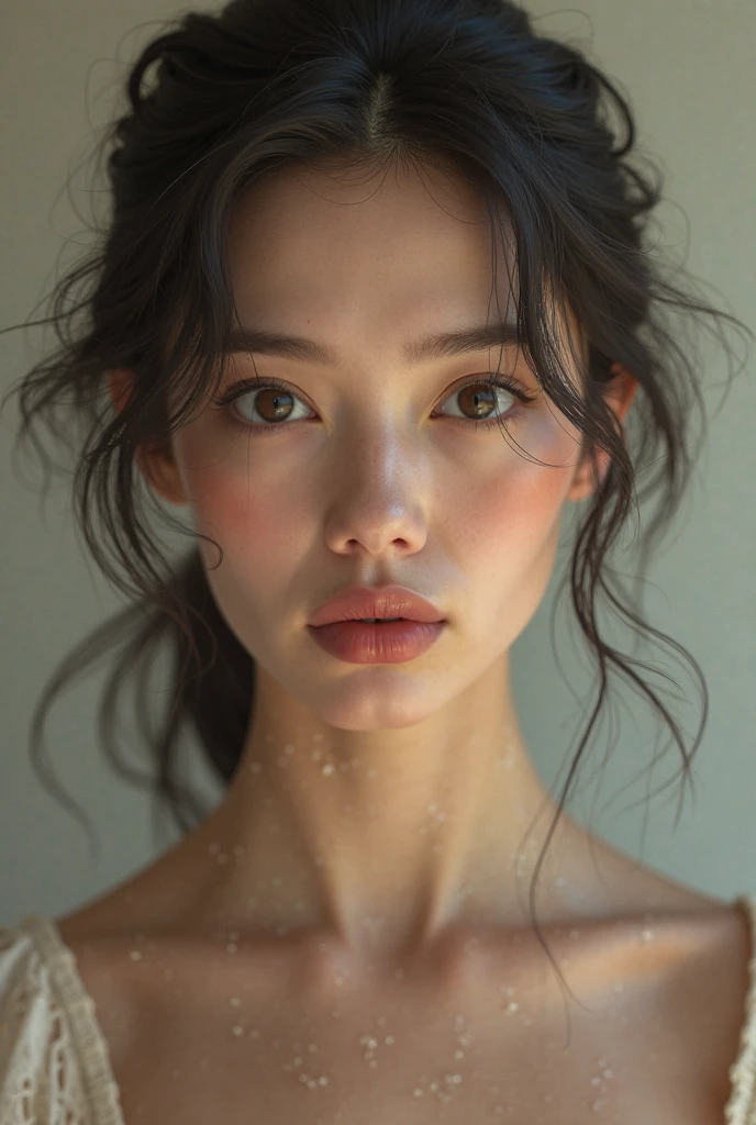 Best quality, masterpiece, ultra high res, (photorealistic:1.5), raw photo, 1girl, in the dark, deep shadow, low key, cold light, sexy look, short hair