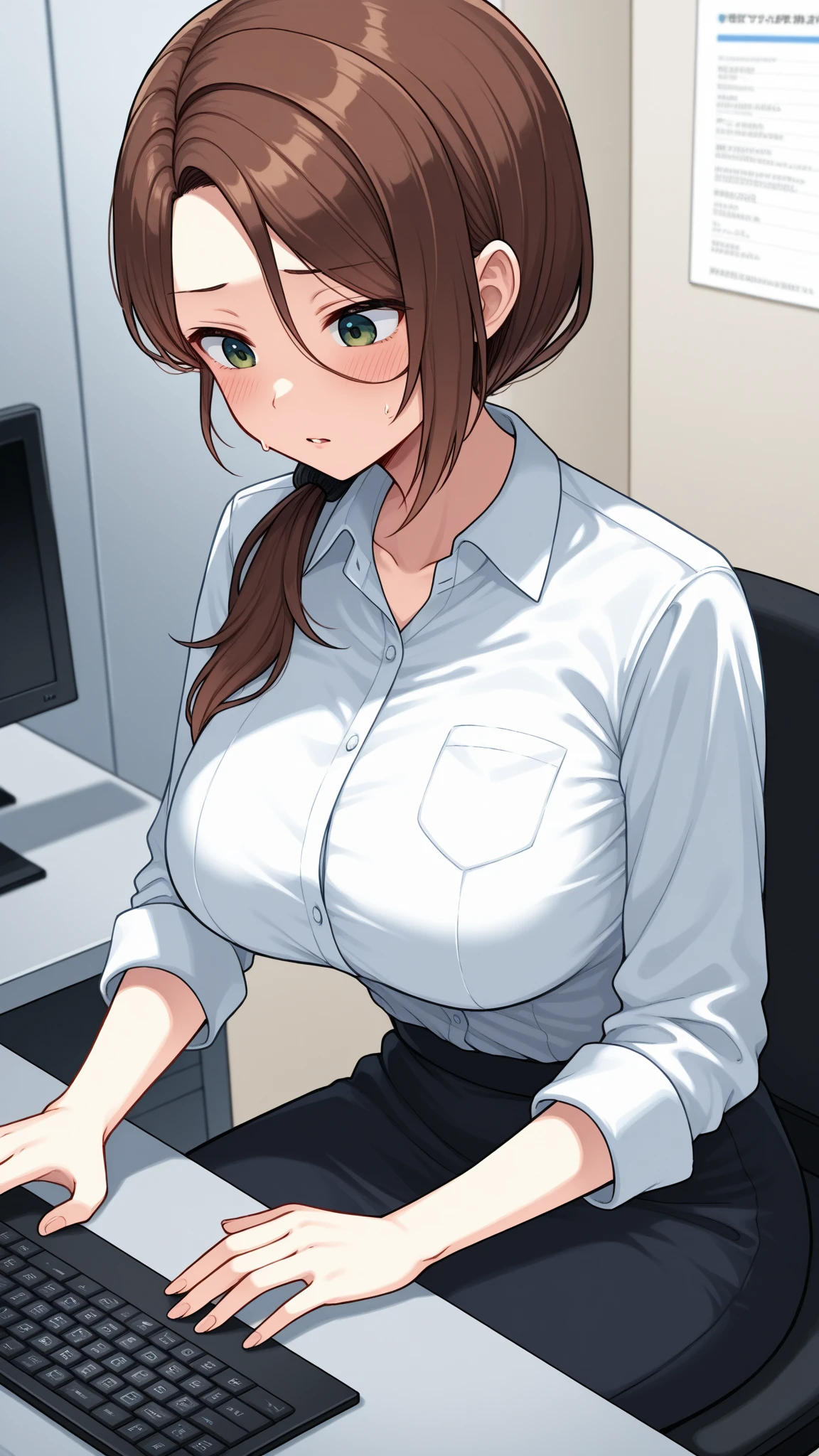 office lady,breasts