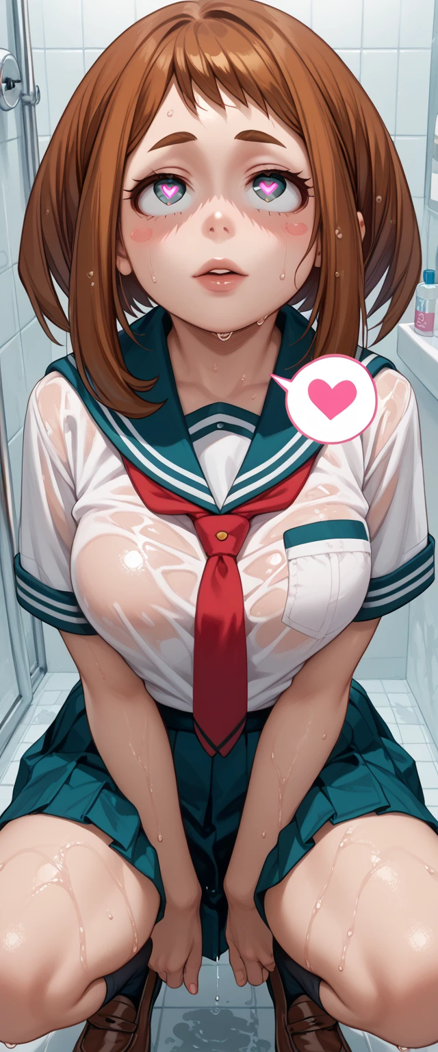 Big Breasts、Wearing a white polo shirt、The nipples are erect、Grabbing her boobs through her polo shirt、Massage the breasts、One 17-year-old high school girl、The nipples are clearly defined、The underboob is showing、Sweaty body、Climax with tongue out、drool dripping from the tongue、The tips of the breasts are sensitive、Fluffy、Very soft boobs
