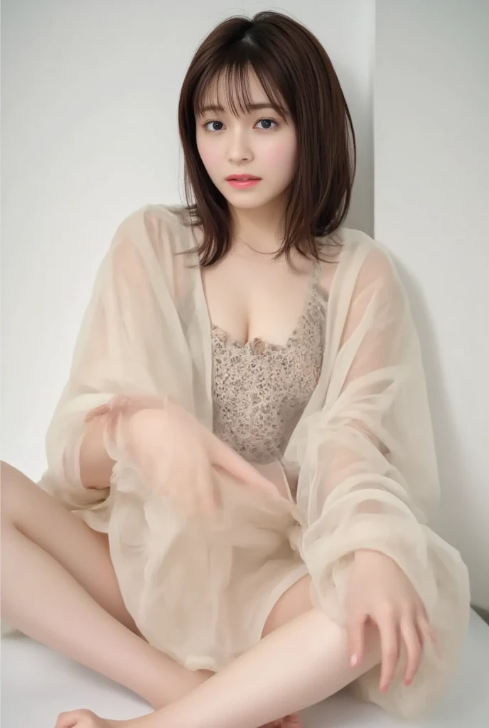 raw photo, 1girl, medium breast, light smile, detailed skin, simple background, spread legs, nipple, pussy, nipples, cute face, beautiful face, missionary pose, ((1boy)), penis, missionary, vaginal, full body, constricted waist, spread pussy, opened clothes, intricate detailed, high quality1girl, nude, (shiny skin), room, perfect anatomy, bed sheet, bed, torso grab, sex, shy, collared blouse, White blouse, pov, bokeh, depth of field, photorealistic, masterpiece, best quality, anatomically correct, super detail, textured skin, highres, accurate