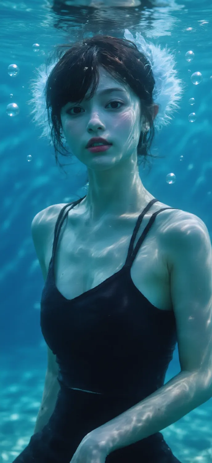 underwater, soaking wet, museum, film, VHS