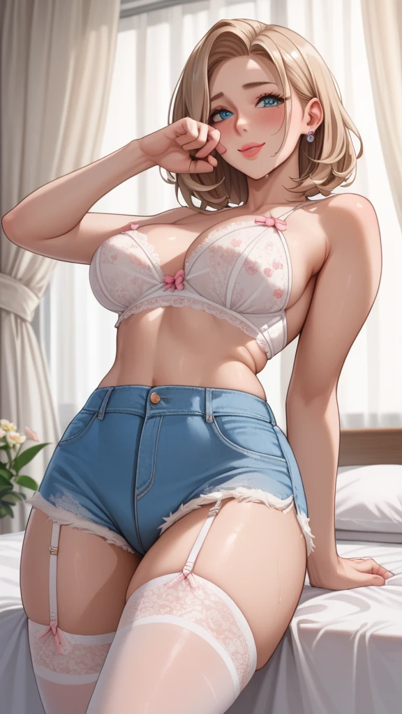 himiko toga sexy (lingerie) whole body (armpits)