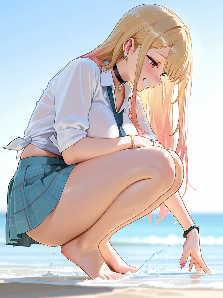 (masterpiece), (best quality), (ultra-detailed), (best illustration), (best shadow), (absurdres), Female, 25 years old, looking at viewer, steam, shy, nose blush, nsfw, medium breasts, nude, o-face, climax, 