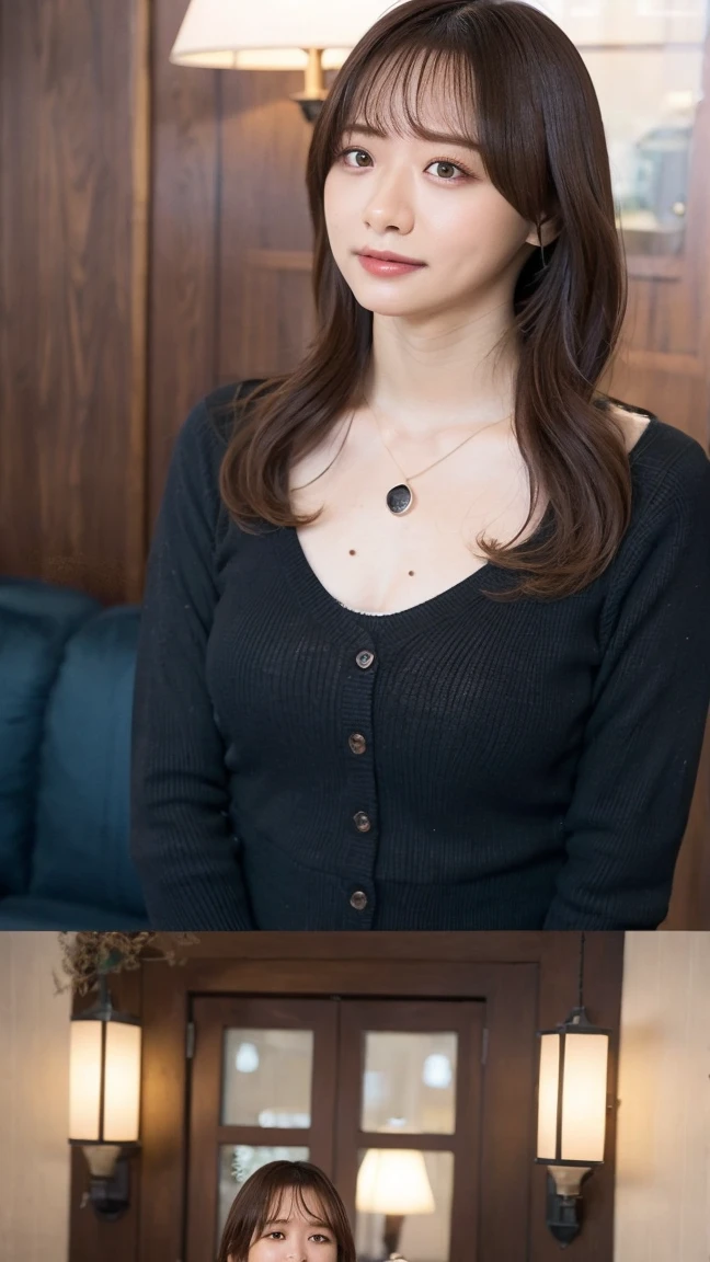 ((Silk collared shirt、Are standing、Medium Hair、服の上からでもわかるBig Breasts、Both hands are in front of the belly button、A photo of panties visible through a short polo shirt、Roll up your shirt with your hands、She is wearing a white polo shirt and luxurious white panties.、:1.4))、In the living room、Cream Hair Color、Her huge breasts are obvious even through her clothes...、Small earrings、Light brown hair color、:1.4））、Shiny Hair、Light beige hair color、Background Blur、Light brown hair、｛｛Cowgirl Shot｝｝、（（Close-up shot from the waist up、Big Breasts:1.4））、Big Breasts、にっこりsmile、服からでも分かるBig Breasts、Cowboy Shot、素敵なsmile、（（Revealing clothing））、Full body photo、ring、Tuck your hair behind one ear、Silver Necklace、smile、Caustics、Highly detailed photos、Big Breasts、Super no makeup、(8K、RAW Photos、Highest quality、masterpiece:1.2)、(Realistic、Realistic)、1 Girl、((Big Breastsショートヘア、Looking into the camera:1.4))、Hair blowing in the wind
