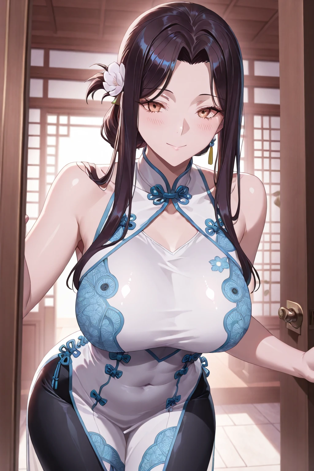 realistic pictures, realistic, tokyo city, (small boobs)+++, young girl, 18 years old, whole body, Japanese famous actor, (see-through costume)+++, transparent white