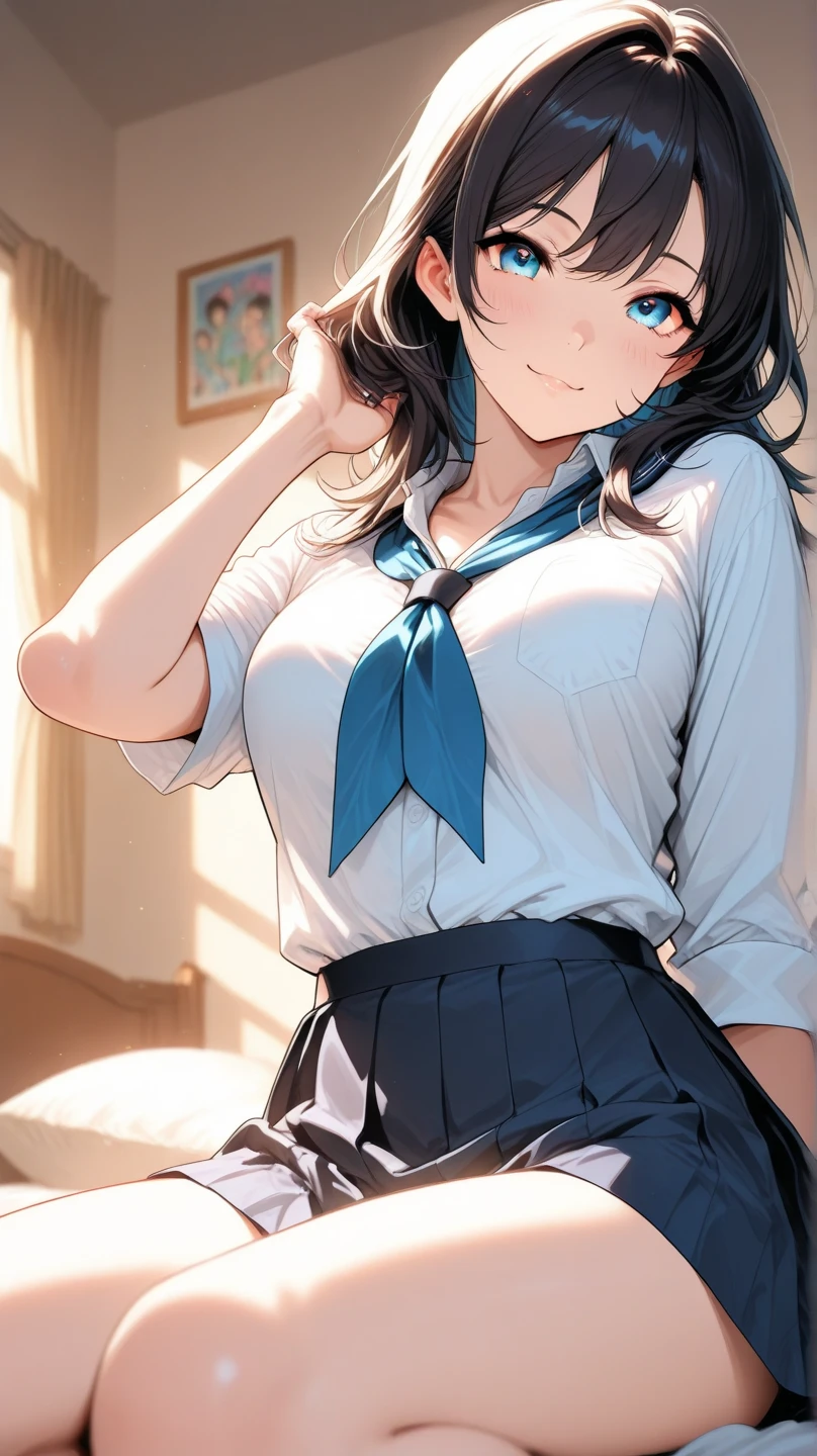(best quality,highres,ultra-detailed,realistic),cartoon character,overtime scene,humorous frustration,relaxed atmosphere,girl character,funny expressions,playful background,creative chaos,energetic movement,cute outfit,colorful palette,vibrant lighting