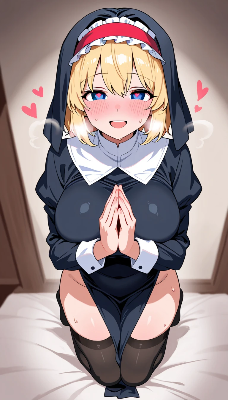 Solo, Wanderer fused with miquella, smiling softly, half lidded eyes, body shot, bedroom, indigo hair fading into blonde, gradient hair, glowing eyes, bottomless, cuntboy, boy with pussy, offering pussy, steamy, wedding ring, loving eyes