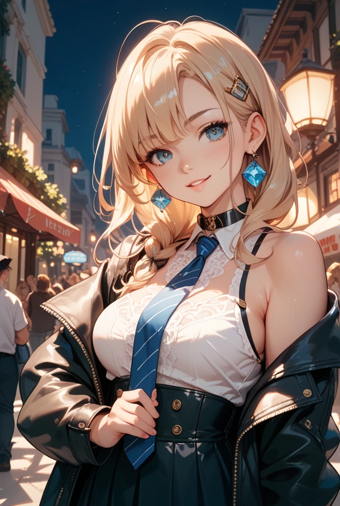 concept:beautiful woman portrait work。 quality:(最高quality, 4k, High resolution, masterpiece:1.2), Super detailed, (genuine, photogenuineistic:1.37), illumination:cinematic light, Bright colors and mesmerizing effects, 柔らかく繊細なillumination, gentle shine, Lens flare, Subject information:alone, ((young woman)), (narrow eyes), (small face), (high detail skin:1.2), long eyelashes, glossy lips, (blonde, straight hair, Please show me the amount, blue eyes), slim body shape:1.4, emphasize cleavage, Highly detailed face and skin texture, (Overflowing smiles:1.2), facing the front:1.2, photo shootのためポーズをとる, (((Very attractive bunny girl costume, separate color, separate cufflinks, sexy fishnet stockings, shiny black sexy tailcoat:1.5, black rabbit ears headband, high heels))), female masturbation fingering, Sexy bunny girl seduces viewers, Other details:night club, bar counter:1.5, standing pose:1.2, beautiful skin, shiny skin, perfect fingers, five fingers, anatomically correct, background bokeh, Lens flare, 300㎜, f/4, photo shoot,