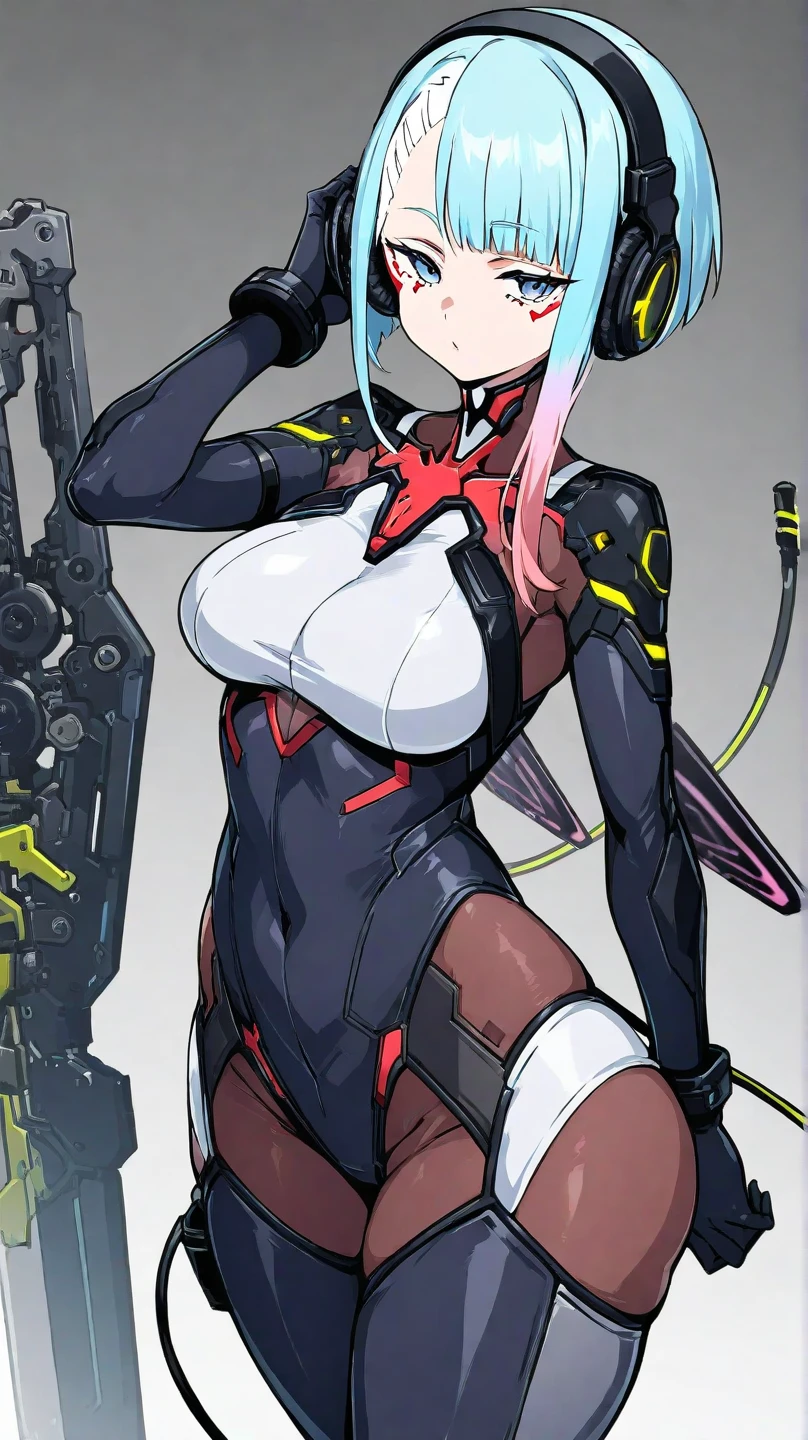 score_9, score_8_up, score_7_up, score_6_up, score_5_up, score_4_up, BREAK source_anime, source_anthro, rating_safe, [rating_explicit],

anime girl in short shorts and jacket standing next to giant robot, artwork in the style of guweiz, cyberpunk anime girl mech, trending on cgstation, guweiz, by Russell Dongjun Lu, digital cyberpunk anime art, ross tran 8 k, guweiz on artstation pixiv, girl in mecha cyber armor