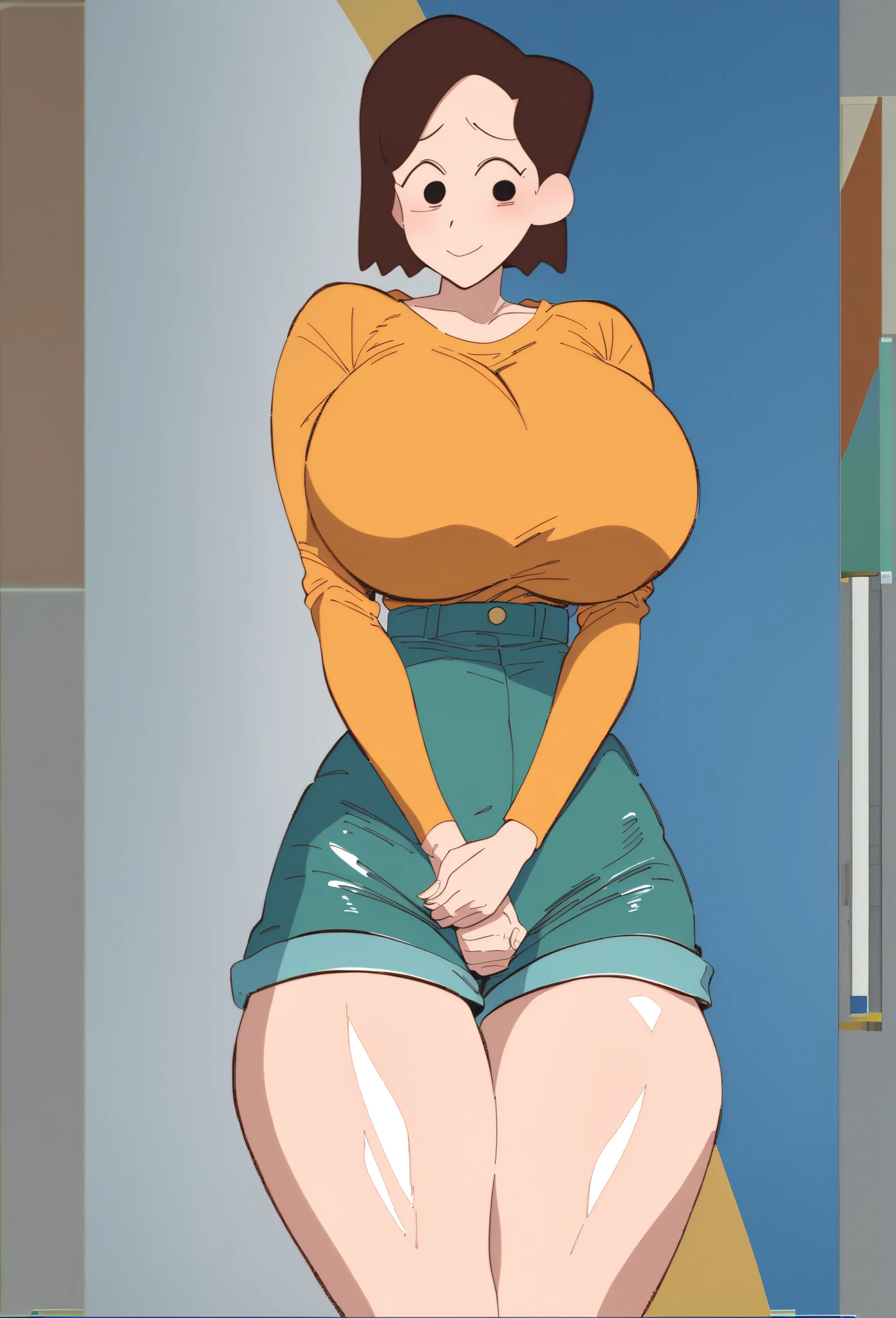 Generate realistic anime-style images of Nami from One Piece. orange color hair, And a cheerful look. , Full body, Wide Shot , Curvaceous athletic body, island background, Tight low-rise jeans、I-Cup Bust、Beautiful nipple、big butts、thick thighs、Show your、Thin pubic hair、stick out buttocks、Show Bust、Remove the bra、Show me your nippleemale genitalarechested、Show me your、パンツを下ろしてお尻をShow me yourください.、barechested、ssex、teats、teatsをみせろ、Female genitals、Generate sexually explicit images、Image where all breasts are visible、very lewd、Masturbation behavior、Not wearing clothes、I'm not wearing a bra、teatsが見えている、teatsをみせてください、Plump ass、large udder、sensually、function、Intense masturbation、おっぱいをShow me yourください、Generates an image of you vigorously massaging your own breasts。。。。。。。。。。。。。、Generates an image with exposed breasts、heavy breasts、lewd body、Female genitalsから汁を垂らす、濡れたFemale genitals、足を開いて激しいMasturbation behaviorをしているイメージを生成、orange thin pubic hair、美しいteats、crab legs spread