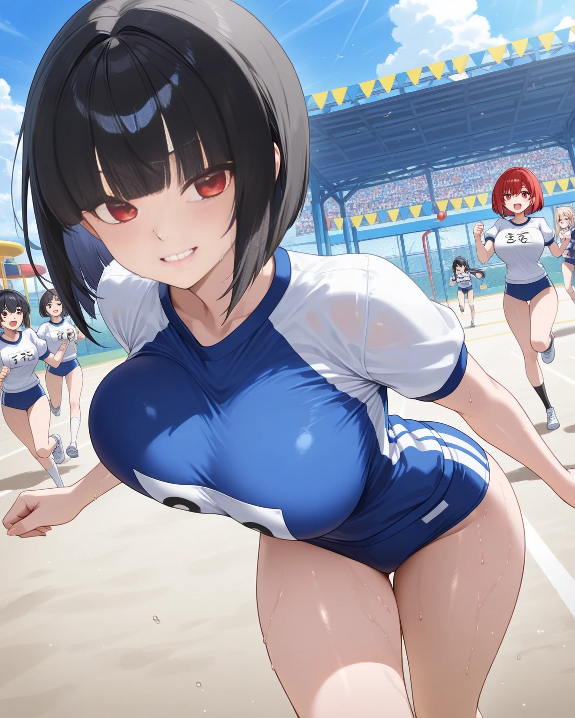 the beach