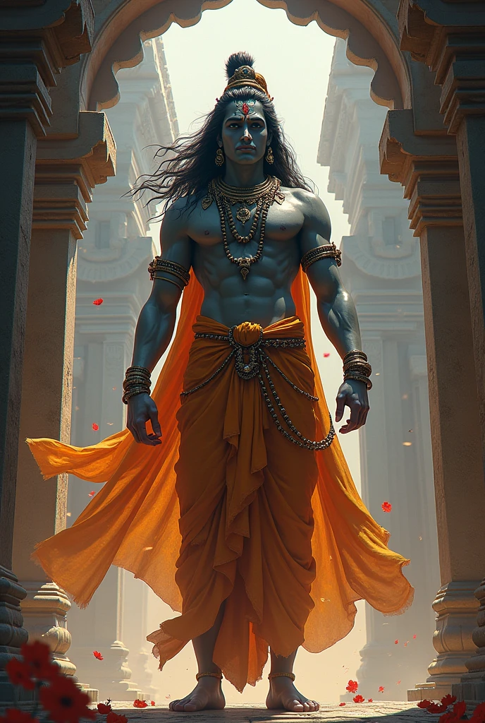Venkateshwara swamy standing in kalki movie krishna style