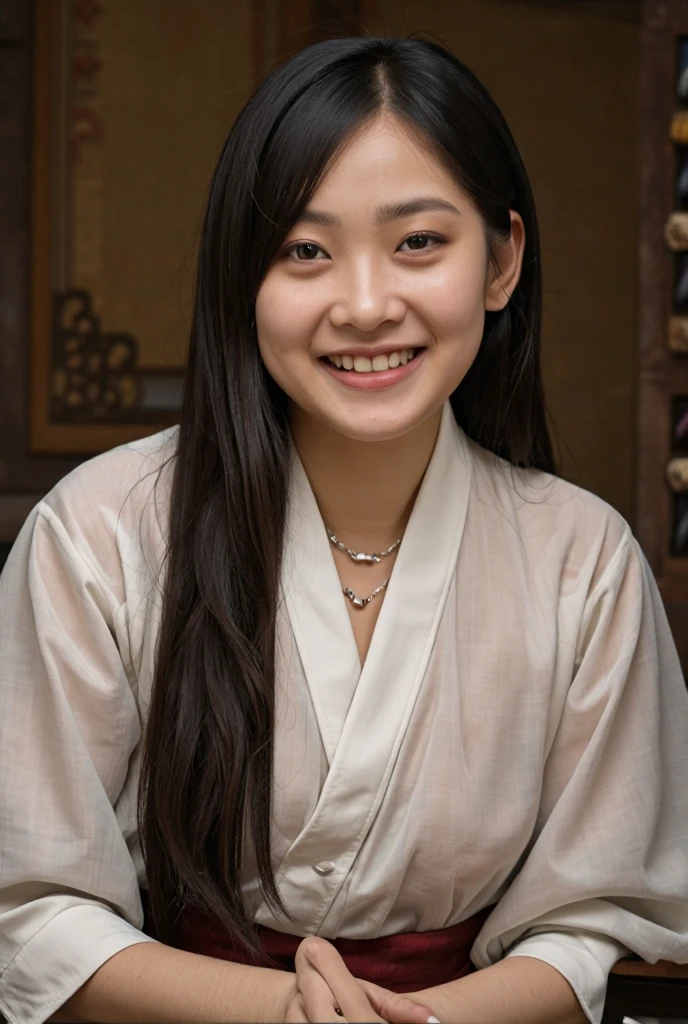 8k, highest quality, ultra details, Chinese-Indonesian campus idol named Evelyn, cultural ambassador, celebrating the diversity of her heritage and promoting cultural exchange on campus.