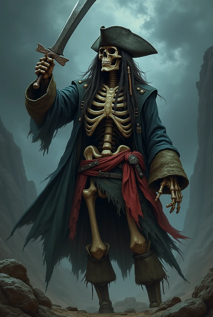 One peace, photo real, realistic,bone character,cool spooky