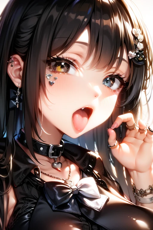 1girl, nsfw, (Expressive eyes), (Perfect Face), ((cute)), Slanted Eyes, ((Baby Face)), (((female child))), (9 years old), (((Petite))), ((Flat Chest)), White skin, gleaming skin, Yellow eyes, (Crying face), twin braids, black hair, Naked, collar, chain leash, (Torture chamber), (Sweat), drooling, (((vaginal penis))), ((((intercourse with a man))), (deep penetration), (((mating press))), (1 guy), detail perfect piece, pov, 16k, (Best quality)