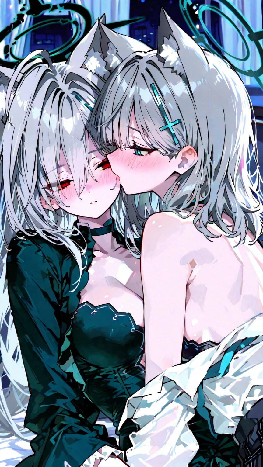Two girls licking each other's vaginas