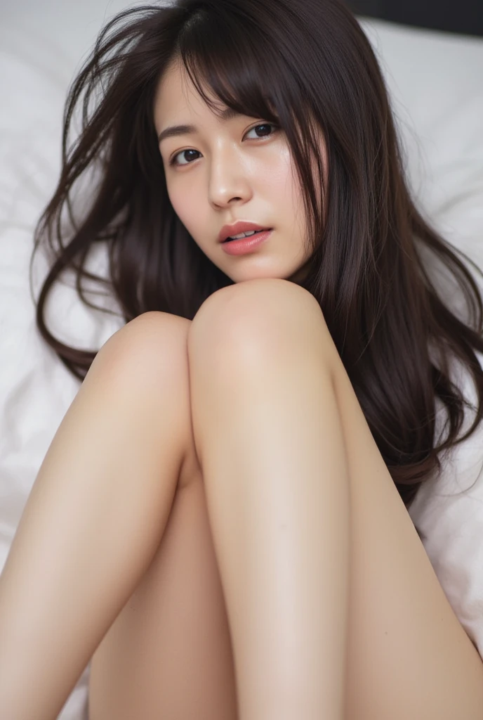 (nsfw:1.3),
(naked:1.0),


(Ash-dark-brown medium-length short bob hair),
(Disheveled Hair:1.3),
Masterpiece, high quality, High resolution,extremely detailed, cute with glowing white skin, eyelashes and cute dark-brown eyes, Jewelry Accessories Anime, gorgeous background-centered composition,
(Best quality, 8K, photos of cute Japanese women),
(Raw photo: 1.0),
(Background on the bed　White sheets), 
(White and gray interior),
(Dark Background:0.8),
(intense shadow:1.3),



1girl,
detailed face and breast,
17 years old,


(bare breasts:1.3),
(Bare nipples:1.3),
(Adult female body:1.5),
(Ultra Dynamic Angle:1.4),


(peek camelto pussy public hair:1.2),

(close your eyes　Sleeping soundly:1.4),

(Turn your butt towards me:1.4),
(Show me your ass:1.4),
(Insert into her:1.4),
(Lean back:1.2),

(Face contorted in pain:1.4),
(Close your eyes tight:1.4),
(Keep your mouth tightly shut:1.3),

(Close-up 尻:1.2),

(back),

