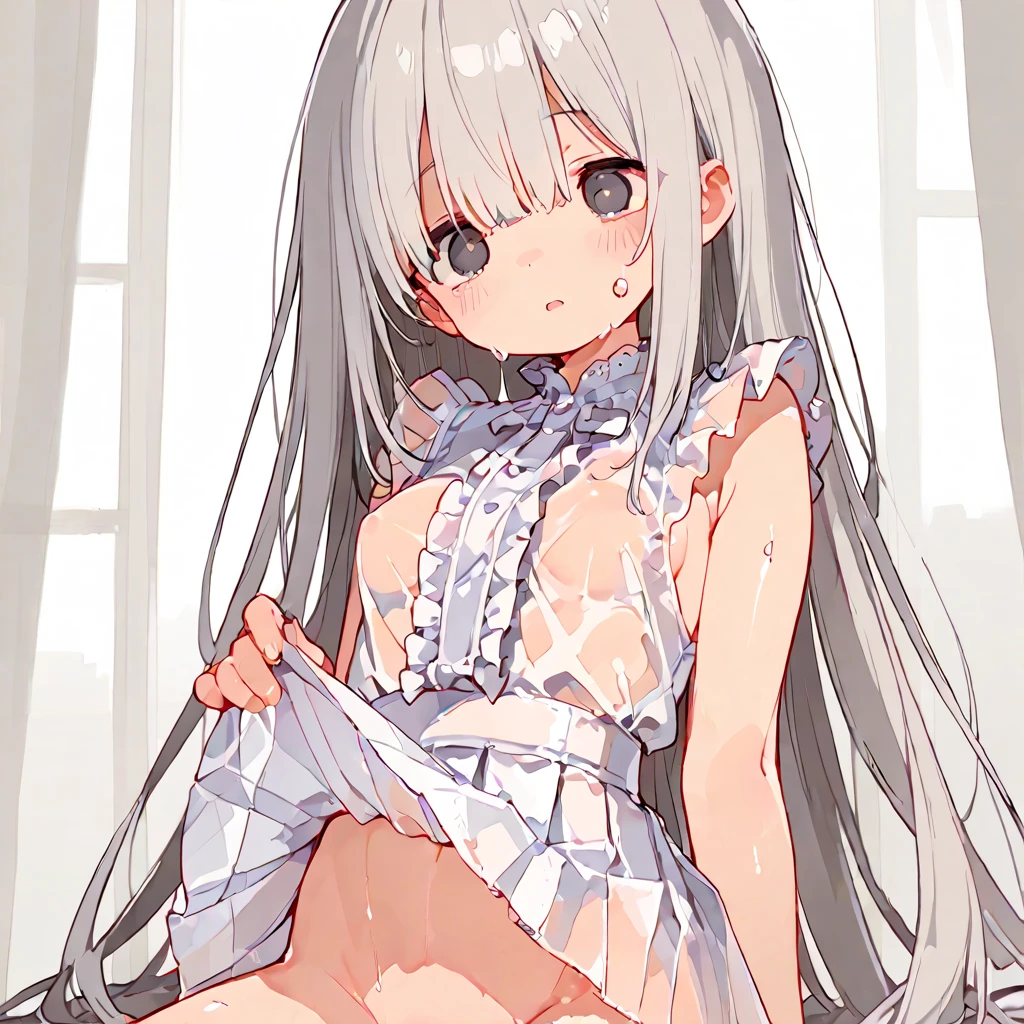 (Available NSFW images:1.5),若いShinyShiny白いShiny肌、Platinum blonde hair with dazzling highlights、Shiny明るい髪,Smooth Hair、輝くbeautiful前髪、Shiny, Transparent and attractive、とてもbeautiful, Nice and cute 、High resolution、Very detailedな写真、Professional Lighting、(Spread your legs wide and show off your vagina.:1.3)、(Take a photo in cowgirl position:1.5),(masterpiece, Highest quality:1.2), alone, girl,  sexy ,  (nsfw:1.5),{{{masterpiece}}}, {{{Highest quality}}}, {{Very detailed}}, {Full open vagina supermodel:1.5}, {{とても繊細でbeautiful}}, ,(High two side up hairstyle:1.5),  8歳body:1.3, very cute ,(((Child body&Pussy:1.)), Flat Chest, Small hips, Maid, Black ruffle skirt,  (Knee-high socks:1.3), (((legsUP:1.3))), ((Spread your legs wide to the left and right and ride in cowgirl position:1.5)), ((Pushed backwards:1.5)), (Restrained with arms tied behind back:1.2),, Tilt your head, (Slim Belly:1.3),Orgasm,  In the heat, Open your mouth, Drooling,penis, virgin, penis, Pussy juice, (((From below))),, (((Upper Body))), (acme face:1.2), animation,  indoor,  On the bed, Bedroom,(Forced Orgasm),(Showing off her pussy and asshole:1.2),(whole body:1.2),((cowgirlstylesex:1.4)),(Prostitute SexＰＯＶ:1.2),(Body Facing the Viewer:1.5),(Photograph your model from the front:1.2),(Perfect Vagina:1.2),(Thin suspenders:1.2),(garter belt:1.3),(Silk knee socks:1.2),Drooling,(A large amount of incontinence オーガズム juice gushing out:1.2),(Error-free nsfw images:1.8),(Cute Vagina:1.2),(virgin:1.3),(Loli face:1.2),(Completely hairless crotch and vagina:1.3),(10 years old:1.2),(short hair),(細くて丸みのあるgirlの身体:1.3),(SEED value that does not cause errors:1.3),((Slim body:1.3)),(beautiful膣:1.2),(Photograph your model from the front:1.2),(Clothed sex:1.3),(A large amount of incontinence オーガズム juice gushing out:1.3),(売春婦のgirlのセックスＰＯＶ:1.3),(Obscene tattoo on crotch:1.2),(Forced Orgasm),((Belly button exposed&Milking:1.2)),(beautiful:1.2),(Semi-rear stick:1.2),(Bright lighting:1.2),(売春婦のgirlのセックスＰＯＶ:1.3),(Small breasts:1.3),(Clothed sexＰＯＶ:1.3),(Double Hand is completely restrained by chains, DOUBLEhand is completely restrained with rope and ribbon:1.5),(Upper Bodyは鎖とロープとRibbonボンテージで完全拘束状態:1.3)(Vagina Appreciation Model:1.3),(A hentai girl spreading her legs wide open to show off her vagina:1.3),(Gothic Lolita),(Open your mouth舌を出す)(Cute small tits:1.2),(Ahegao:1.2),(vaginal orgasm:1.2),(pink),(Moe Loli),(　Binding,Binding　),(Shrine maiden)(DOUBLEhand完全Binding:1.2),(｛Lapis Rosenberg:1.5｝),(　　　Silver hair:1.8),(creampievagina:1.3),(Shaved loli:1.2)
