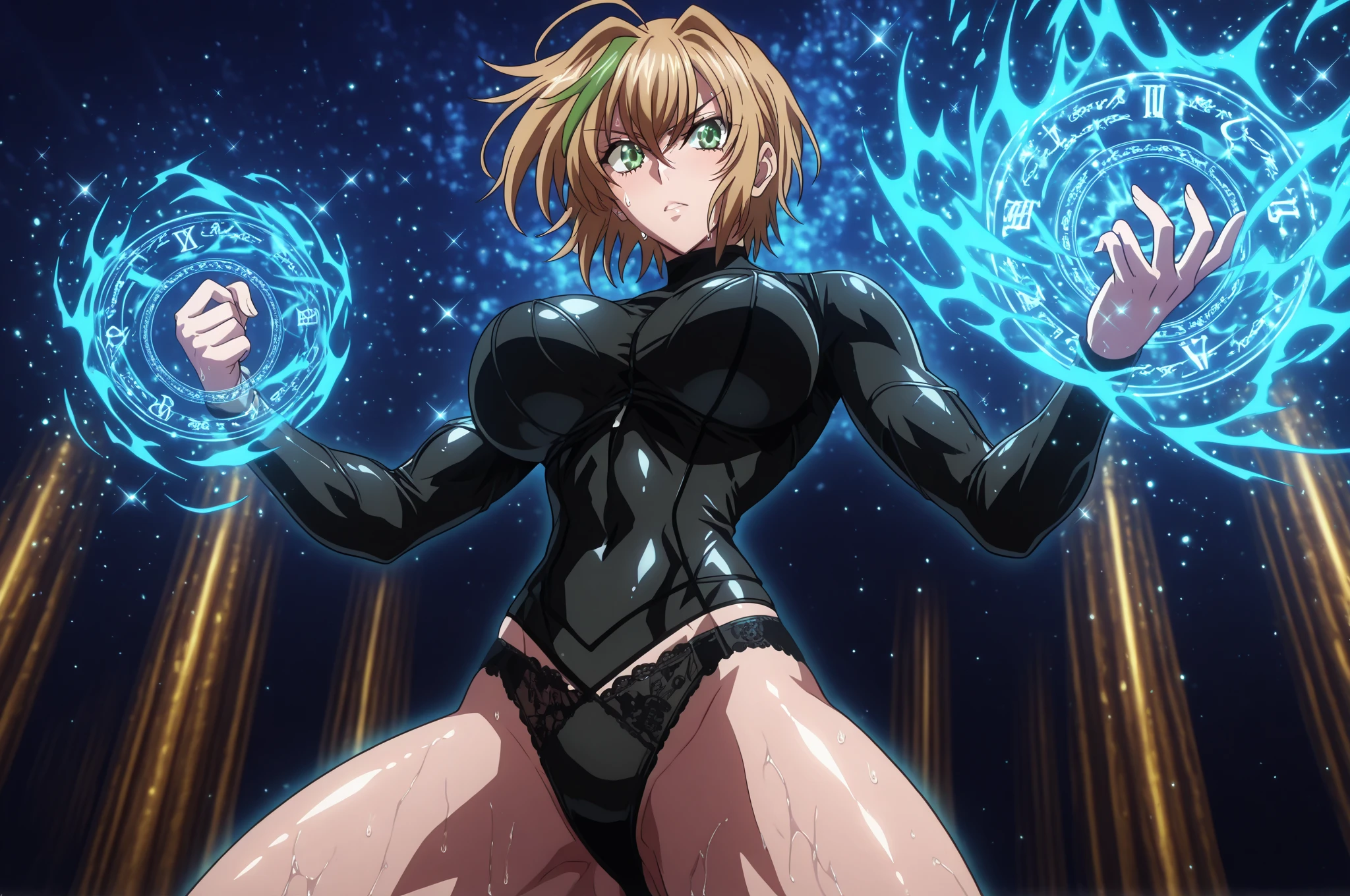 Toga himiko estilo cartoon, Ahegao, whole body, pose of 4, raising the butt, looking at the viewer, naked body, perfect anatomy, Very detailed, high resolution, hentai, +18