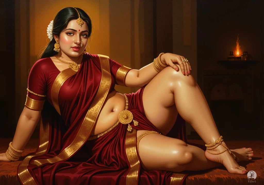  horny Bengali servant girl with huge saggy breasts getting fucked in the ass , pigtails