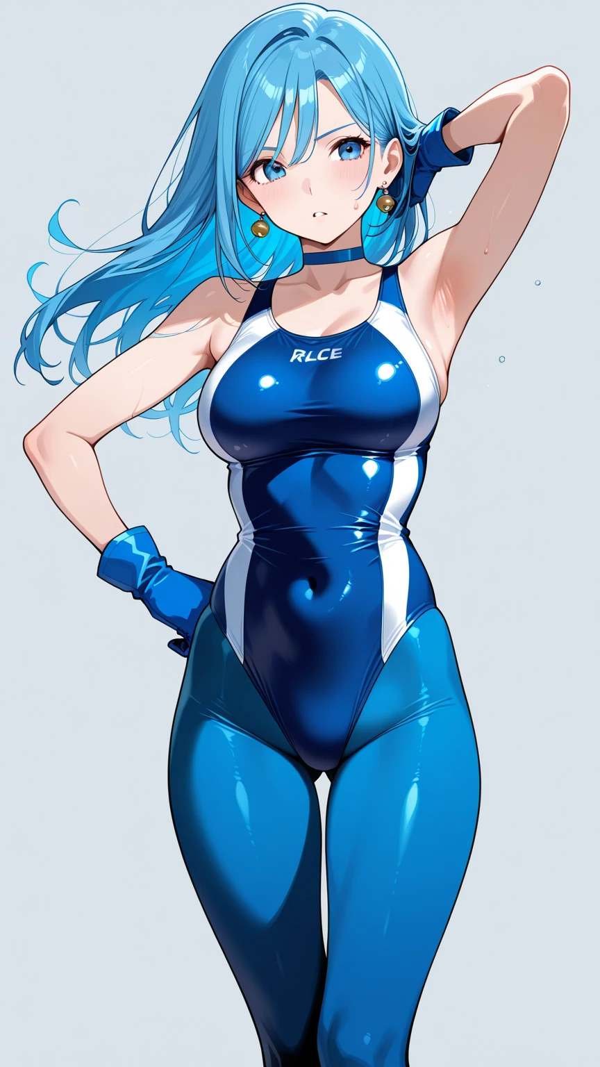  Lacey from Lacey's game | PonyXL very very big tits wearing a sexy black swimsuit