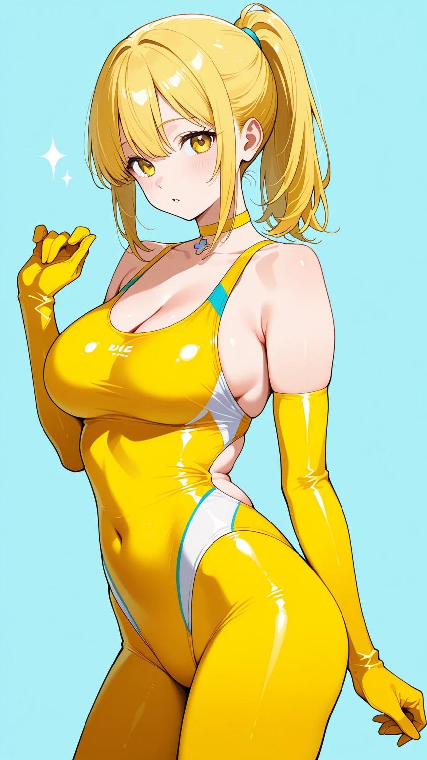 Chica de tetas gigantea desnuda