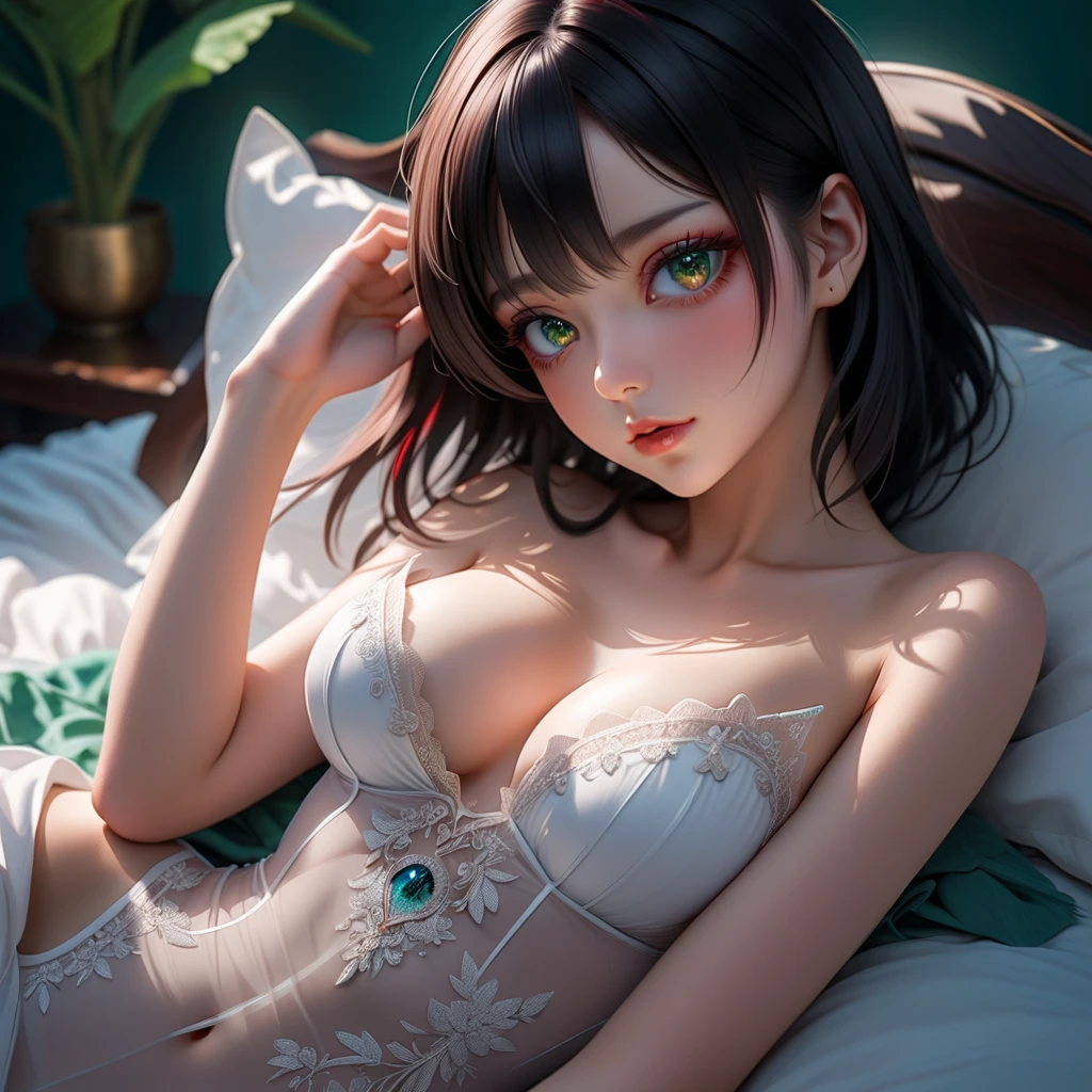 (((show off nipples))), (((show off pussy))), (((sheer micro mini skirt))), (((bottomless))), (((sheer blouse, Microblouse, Sleeveless, no breast blouse, open front))), (((large breast))), (((spread pussy))), (((spread legs))), extremely detailed CG unified 8k wallpaper, very fine 8KCG wallpaper, (masterpiece, Best Quality), High resolution, Ultra-detailed, ultra-sharp, Cinematic lighting, 1 girl, full nude,Naked, sitting on beach, (((navel ))), (Beautiful face, Cute face, Detailed face), (((black Hair, semi-long hair ))), (((Detailed beautiful green eyes))), BREAK, (((Sunny))),