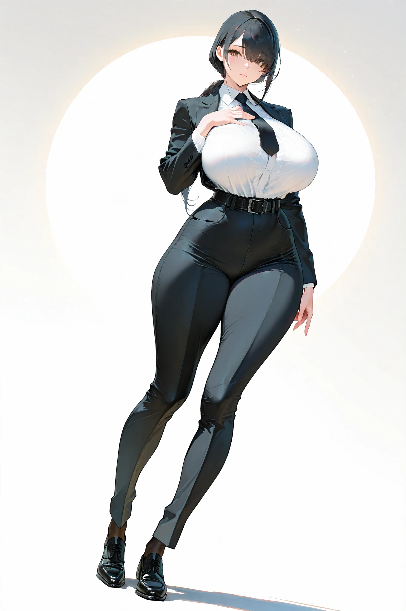 giantess art, highly detailed giantess shots, giantess, Two legs, Five fingers, short hair, A beautiful girl who is bigger than a skyscraper, Wearing rimless glasses, smile, Big Breasts, Maid clothes, Black Pantyhose, black pantyhose, no shoes on, toes visible through pantyhose, Steam coming out from the soles of my feet, Destroying cities, A very small big city, Miniature metropolis, Full body description, GTS, giga giantess, stomping city, crash city, tiny city, micro city, pantyhose feet, High resolution, highest quality, masterpiece, Maid, maid, transparent bodystocking,