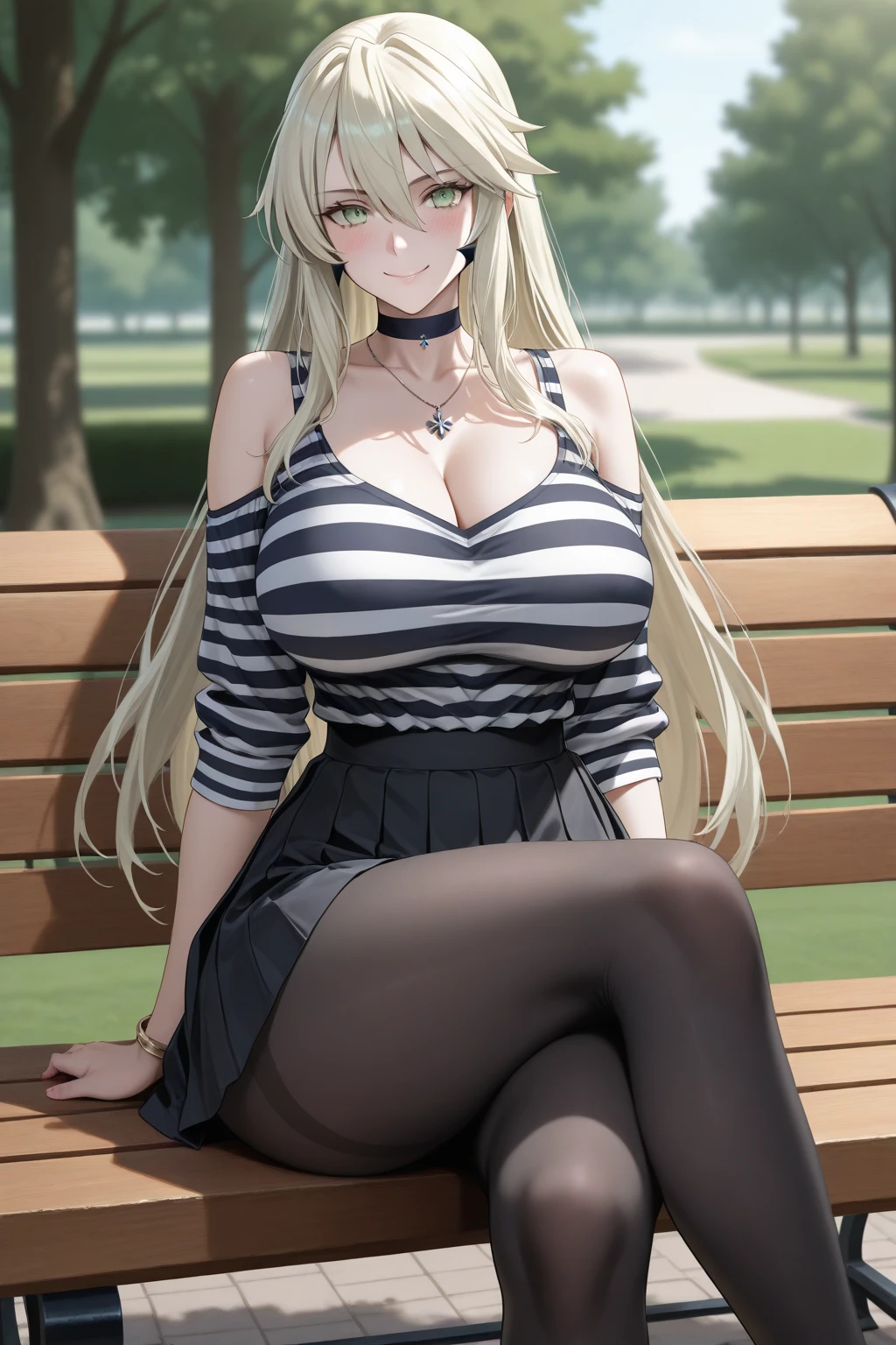 （hyper qualit，tmasterpiece，aethereal：1.4）nagatiti（huge tit：1.6）（Hang on the breast：1.5）（breasts squeezed：1.3）（Bimbo 1.4）（Disproportionate tits：1.4）（hentail realism：1.2）（Realistis：1.2）（absurderes：1.4）8K，ultra - detailed，（（detailed beautiful mature face）），Debauched expression，gyaru，Adult rocks，shores，（Bank：1.2） （Sat down：1.4）Sit on the rocks，the trees，a plant，（bushi：1.2）wave（harsh：1.2）（Ultra-detailed water：1.1） （独奏：1.4）1girll（face to the viewer：1.2）Intricate body details（A MILF： 1.5）（curves：1.3）Average waist，thick thight，asuna yuuki，Honey blonde[long whitr hair]（Sideburns：1.2）（Ill-fitting uniforms：1.3）tempting pose，a sexy pose，Tempting[Complex - perfect finger - hand]Perfect ultra-detailed orange eyes，lacepantyhose