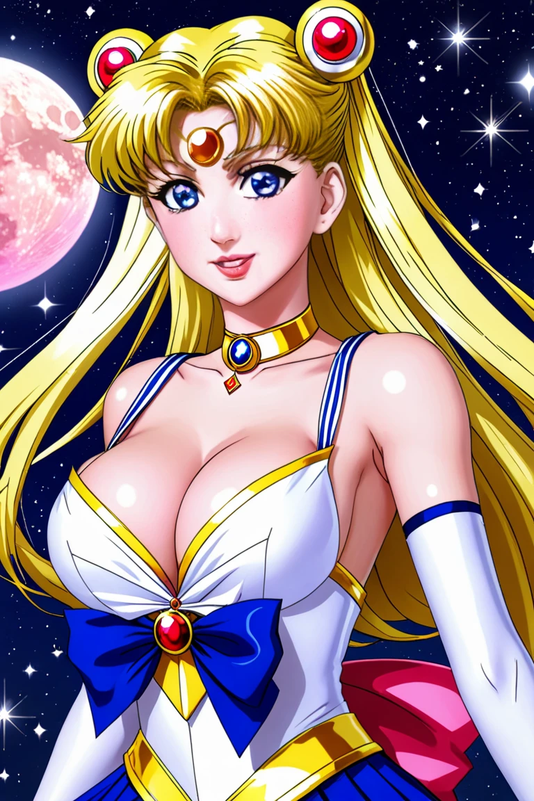blue shirt,cleavage,cleavage cutout,
<lora:Nelly_Olson_Gundam-KK77-V1:0.7>
bangs, blonde hair, blue eyes,
1 girl, Young female,Beautiful Finger,Beautiful long legs,Beautiful body,Beautiful Nose,Beautiful character design, perfect eyes, perfect face,expressive eyes, looking at viewer, in the center of the image,(light_smile:0.5), official art,extremely detailed CG unity 8k wallpaper, perfect lighting,Colorful, Bright_Front_face_Lighting,shiny skin, (masterpiece:1.0),(best_quality:1.0), ultra high res,4K,ultra-detailed, photography, 8K, HDR, highres, absurdres:1.2, Kodak portra 400, film grain, blurry background, bokeh:1.2, lens flare, (vibrant_color:1.2) (Beautiful,large_Breasts:1.0), (beautiful_face:1.5),(narrow_waist)