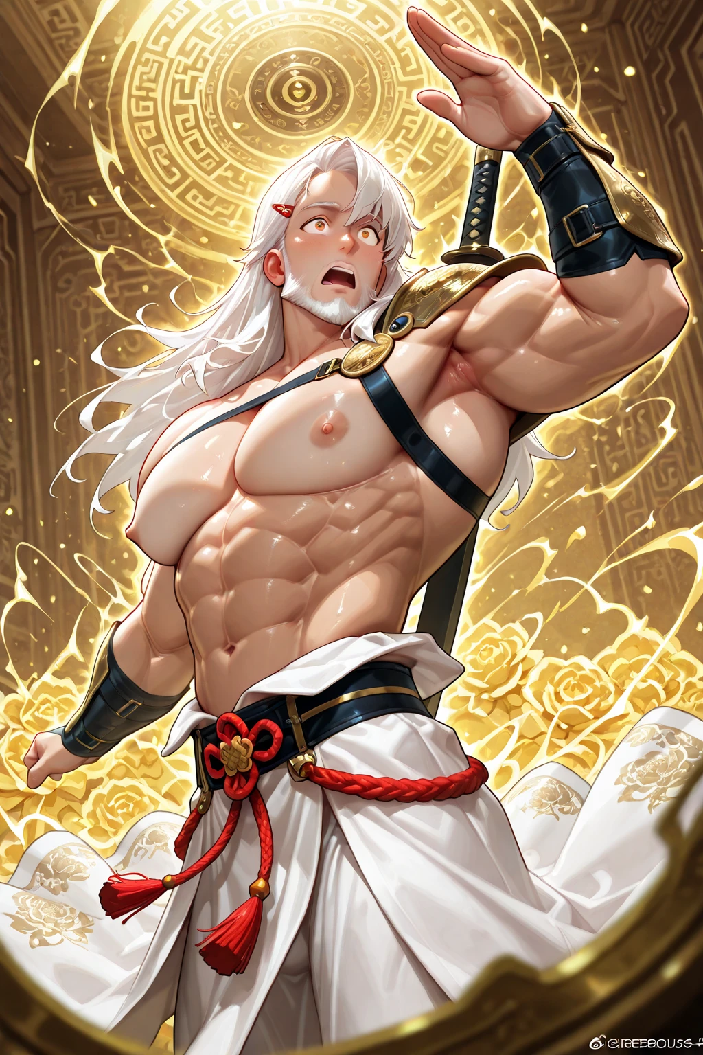 (((Group of 5 male pixies - A young male lewd innocent with soft slender body with very long loose super thick silver hair with braids inspired by Daenerys Targaryen male pixie with huge sagging manly breasts and colorful wings is wearing colorful mini glittery colorful pixie tight dress is on all his fours and being deeply and hardcore clapped and penetrated while he is bent over by other the magical tree branches and sex sucction flowers))), ((((he looks at his manly bouncing breasts which he is squeezing and says “Oh no, im lactating again!”)))), (((visible scortum))),  ((long beautiful loose thick wavy  hair special hairstyle)), (beautiful colorful flowers everywhere), (the setting is a beautiful pixie magical village in a woods nearby lake with fireflies around), ((he has long hair)),(yaoi), (yaoi hentai), ((male pixie bent over)), (((orgasm and body twitching))), penis line, NSFW, sexy pose, ((inspired by hentai  otome game where you interact with the character and they become more horny)), ((group of 5 colorful pixies inspired by FFXIV pixies each different colour with long hair gay group sex)), ((male pixies sitting all over the place with their cocks out)), ((they are wearing mini erotic colorful pixie dresses)), (well drawn face), ((long erect nipples milking)), ((magical gangbang creampie cum)),  ((((artstyle inspired by Elana champion of lust)))), ((inspired by Legend of the queen Opala hentai yaoi)), ((the entire pixie land is so gay!)), (((even the trees in the woods are gay for the male pixie - they entrap the pixie with their branches and fuck it))), 