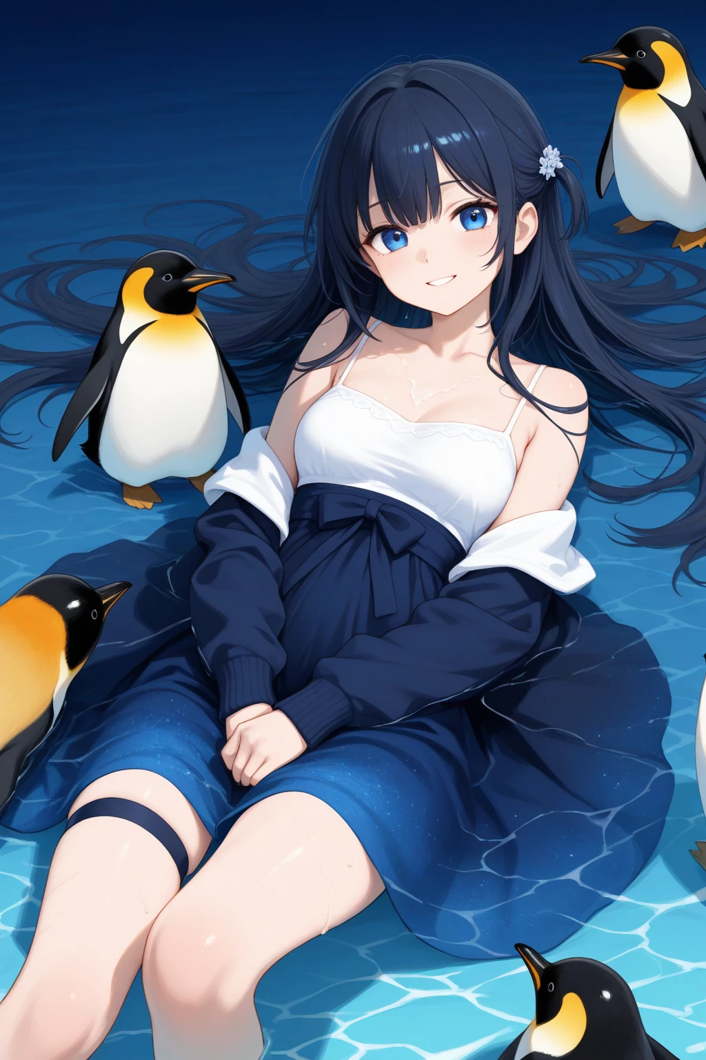 Manga style, penguin