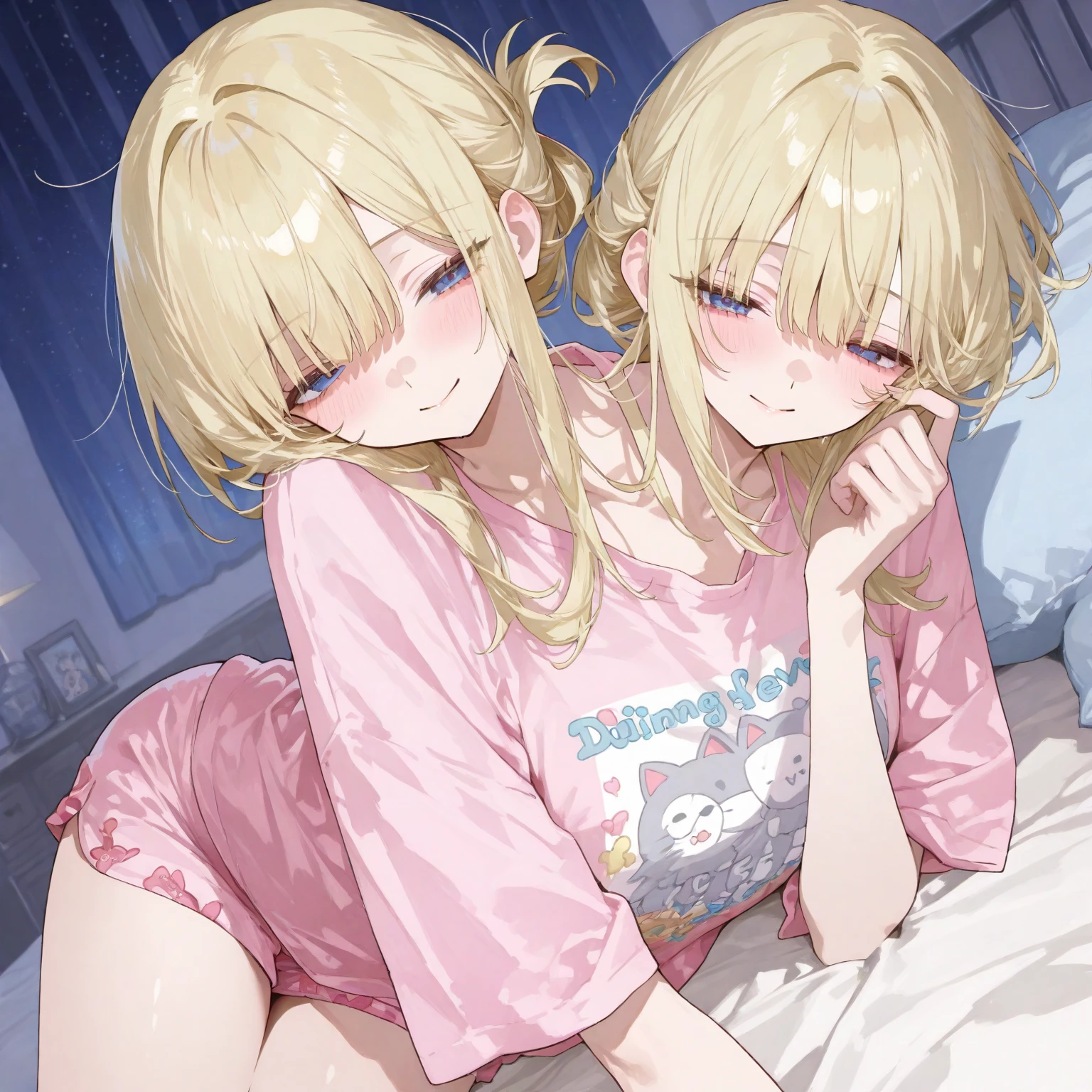 masterpiece, best quality, 1 girl, detailed beautiful face, ((pink nurse)), bent over, down blouse, sort hair, waved hair, twintail, blonde hair, nurse uniform with a few buttons unbuttoned, smiling, (small breast), (flat chest), sweat, smiling, multiple views
Naked poor tits twintail girl
Cum overflowing from pussy
On all fours
