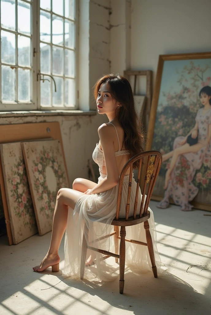 A masterpiece of the highest quality, featuring a girl holding an object.
