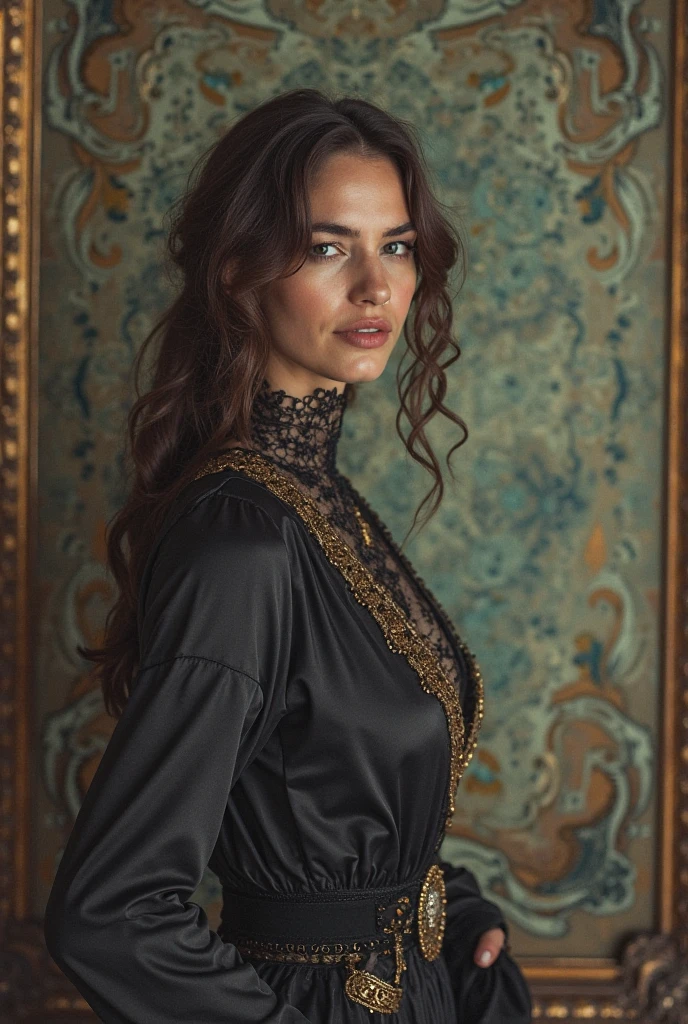 SFW, 1Girl, Adult, (slutty Bosnian:1.2) woman, natural medium breasts, very long brown shag hairstyle, wearing yellow robe outfit, hematite jewelry, Metallic Steel Gauntlets accents, glowing iris, red-orange eyes, rejuvenated expression, , cinematic lighting, depth of field, bokeh, realism, photorealistic, hyperrealism, professional photography, uhd, dslr, hdr, (succulent:1.25) (zkagb:0.875) (zpkrmoxabq:1.25) (moon:1.25) (xbopt:0.9375) (ixcyjlheuu:0.8125) (arid desert:0.8125) (mtitn:0.9375) (wdexx:1.25) (hdsdgosdrr:1.1875) (pmkcdxdyco:0.8125) (savannah:1.0625)