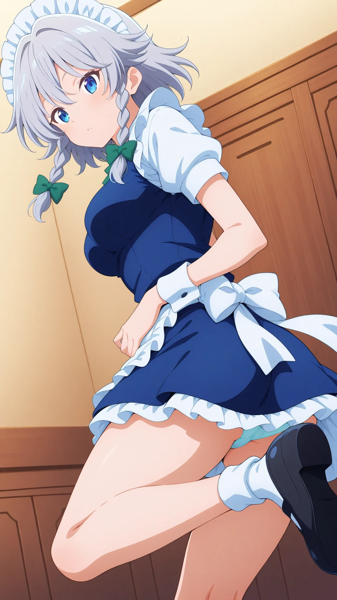 nsfw,(highest quality,masterpiece:1.3),disorganized,High resolution,16k, 超High resolution, official art,figure,very detailed,anime color,perfect hands, perfect fingers, perfect legs),cawboy shot from front:1.0),solo, 1girl, 15yo, an extremely beautiful girl, beautiful face, perfect face, cute symmetrical eyes, double eyelid, small breasts,narrow waist, (pubic silver hair:1.5), bsp, pussy juice dripping, ((extra short hair, silver hair)), (blue eyes),no makeup, sweaty body, standing, BREAK (blue idol dress), (open clothes), breasts, nipples, nipple slip, pussy, pussy slip, no panties,(embarrassed,smile), open mouths,((tongue out)),deep breathing, feel good,public indecency,look up away from viewer,(((multiple boys, peeing on a girl,multiple penises, gangbang, holding penis)),((??????? torogao, saliva trail, nose blush,one eye closed,out tongue)),cleavage of the breast,happy,((smile:1.9),((cum on body:1.9)),((cum on face:1.9)),((cum on hair:1.9)),(Bukkake, cum in mouths:1.3),vulgarity,(female masturbation:1.9))),(Mess with yourself), (cum shot),(small breasts:1.2), (slender), (cdy:1.1), (concert stage,Spotlight:1.3),