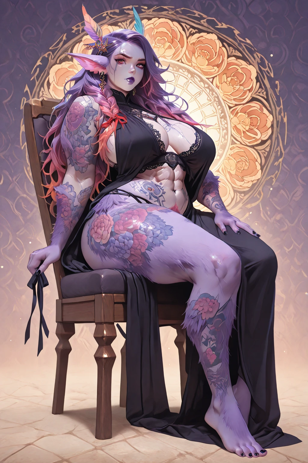 There is only one succubus. The widest, thickest and largest round breasts, chest. The widest and thickest and largest round peach buttocks, buttocks, ass, thighs. Extremely beautiful and sexy succubus, pale skin, long hair, protruding brow bones, long curved eyebrows, high straight narrow pointed nose, high nose root and base. High nose bridge and tip of nose. Large double eyelids, deep eyes, narrow and full lips, lips shaped like cherry blossoms, retracted jaw, prominent narrow pointed chin, the slimmest melon seed face. Delicate neck and collarbone, tallest, straightest and narrowest shoulders, narrowest and deepest cleavage, vest line, thinnest, narrowest and shortest waist and abdomen, shortest torso, succubus wings on the back, slender forearms, arms, hands. The thinnest and straightest long legs. There is only one succubus in the picture. During the day, on the beach. Natural and vivid landscape. Masterpiece, best quality .8k.