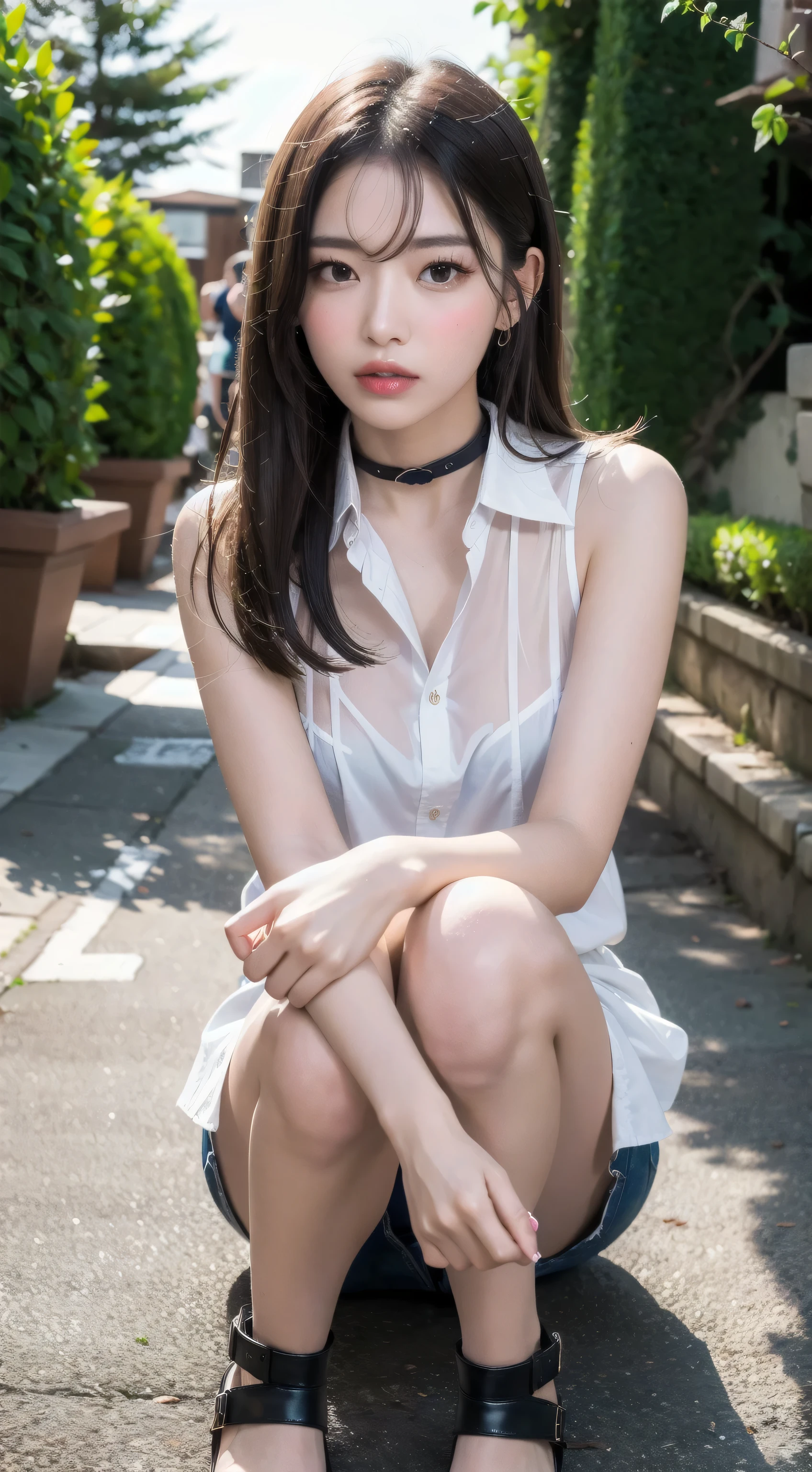 (masterpiece, 16k,8k,4K ,Super detailed:1.1),(Beautiful Face:1.1),(One girl:1.1),Age 25,Supermodel,(Lifting Jewelry:1.3),(urination:1.4),(Embarrassing:1.2), mini skirt, Sexy heels, High heels, pantyhose, Peeing on your own, Wet clothes, A face that can't stand peeing, Desperately getting wet, Pee despair pose, Her body can't hold the pee、I pee in the middle of town。, Pee running down her legs, stand up, Hyper pee desperate face, Big pee poodle